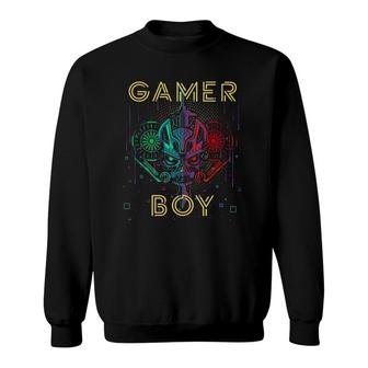 Video Gamer Boy Cool Gaming Lovers Games Boys Gamer Sweatshirt - Seseable