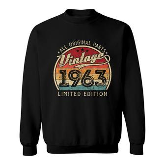 Vintage 1963 Limited Edition 59 Years Old 59Th Birthday Sweatshirt - Seseable
