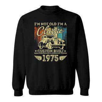 Vintage 1975 Classic Car 47 Years Old 47Th Birthday Gifts Sweatshirt - Seseable