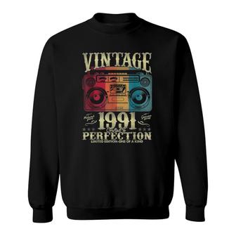 Vintage 1991 Limited Edition 1991 30 Years Old 30Th Birthday Sweatshirt - Seseable