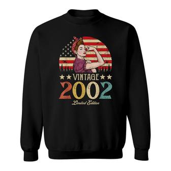 Vintage 2002 Limited Edition 2002 20Th Birthday 20 Years Old Sweatshirt - Seseable