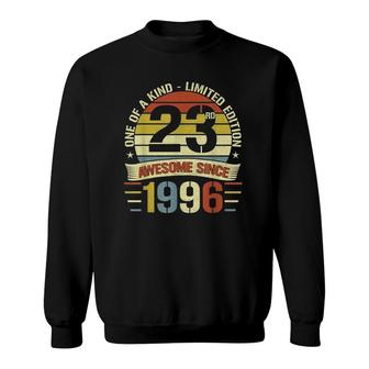 Vintage Awesome Since 1996 One Of A Kind Limited Edition Sweatshirt - Seseable