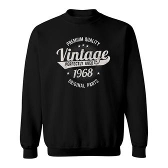 Vintage Born In 1968 Classic 54Th Birthday Sweatshirt | Mazezy