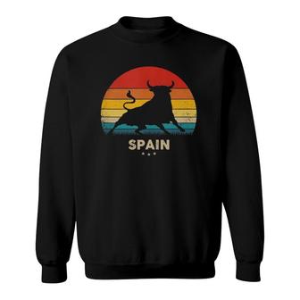 Vintage Bull Silhouette Spain Sweatshirt | Mazezy