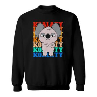 Vintage Cute Animal Pun Koala Sweatshirt | Mazezy
