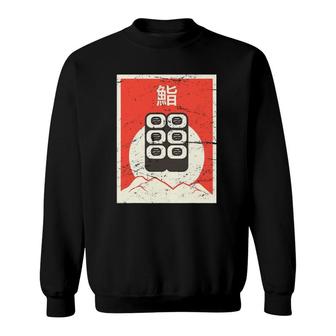 Vintage Japanese Sushi Food Lover Sweatshirt - Thegiftio UK