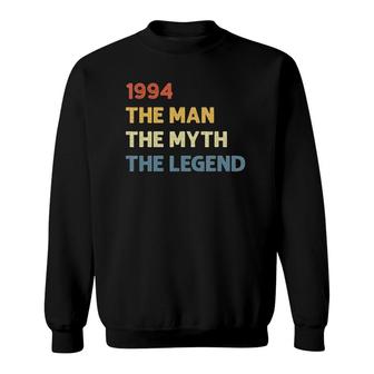 Vintage Made In 1994 26Th Bithday Gift 26 Years Old Birthday Sweatshirt - Seseable