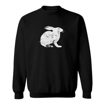 Vintage Rabbit Classic Distressed Rabbi Sweatshirt - Monsterry