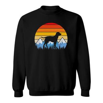 Vintage Retro Dog Gifts Labrador Retriever Lovers Sweatshirt - Seseable