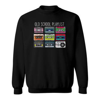 Vintage Retro Music Cassette Tapes Mixtape 80S And 90S Sweatshirt - Seseable