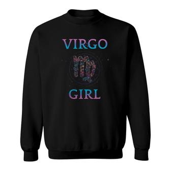 Virgo Girl Born In August September Virgo Girl Sweatshirt | Mazezy
