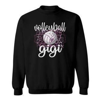 Volleyball Gigi Grandma Of Volleyball Player Gigi Sweatshirt | Mazezy