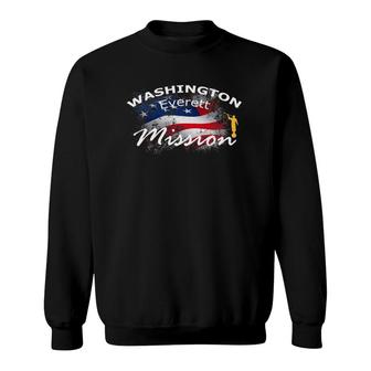 Washington Everett Mormon Lds Mission Missionary Gift Sweatshirt | Mazezy