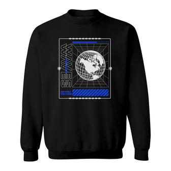 Waves Tech Future Sad Aesthetic Edgy Streetwear Sweatshirt - Seseable