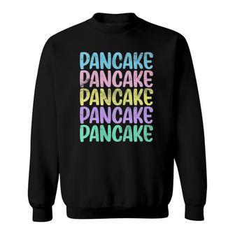 Womens Cooking Baking Sweet Pancake Pancakes Pastry Baker Design V-Neck Sweatshirt | Mazezy