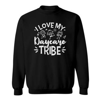Womens Daycare Provider I Love My Daycare Squad Sweatshirt - Thegiftio UK