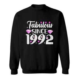 Womens Fabulous Since 1992 30 Year Old Birthday Classy Sassy At 30 Sweatshirt - Seseable