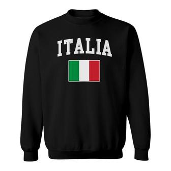 Womens Italia Flag Italy Italian Italiano Family Men Women Kids Sweatshirt - Thegiftio UK