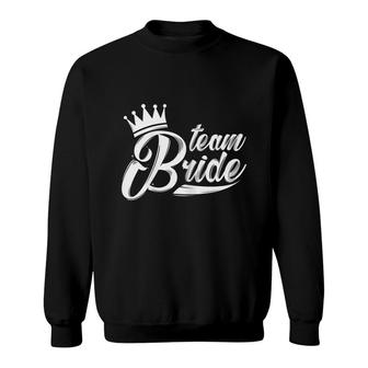 Womens Team Bride Bachelorette Party Bridal Shower Bridesmaid Sweatshirt - Seseable