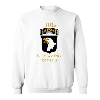 101St Airborne Division Screaming Eagle Army Infantry Grunt Sweatshirt | Mazezy