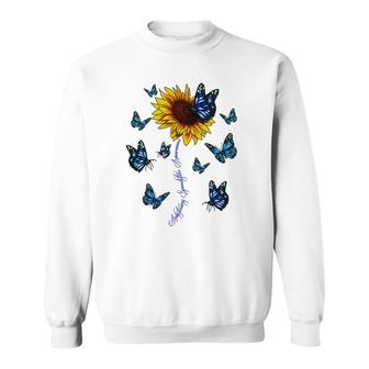 Ankylosing Spondylitis Awareness Marie-Strumpell Disease Rel Sweatshirt | Mazezy