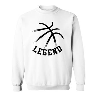 Basketball Legend Basketball Ball Player Sweatshirt | Mazezy