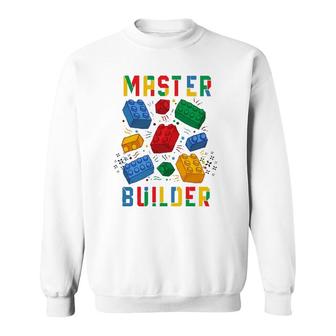Brick Builder Funny Blocks Master Builder Sweatshirt | Mazezy