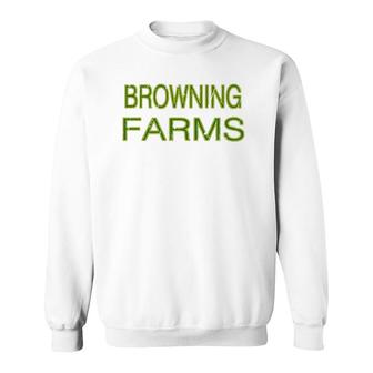 Browning Farms Squad Family Reunion Last Name Team Sweatshirt - Seseable