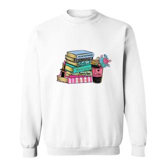 Coffee And Book Who Coffee And Book Lover Sweatshirt | Seseable CA