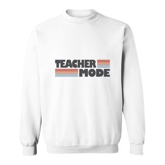 Colorful Teacher Mode Idea Design For Teacher Sweatshirt - Seseable