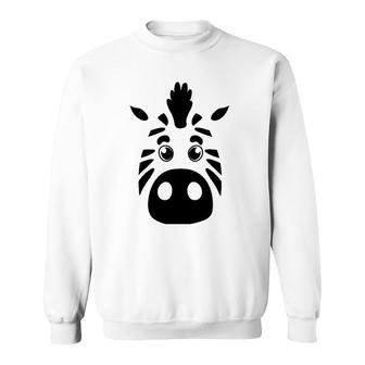 Cool Mountain Zebra - Gift For Animal Lovers Sweatshirt | Mazezy