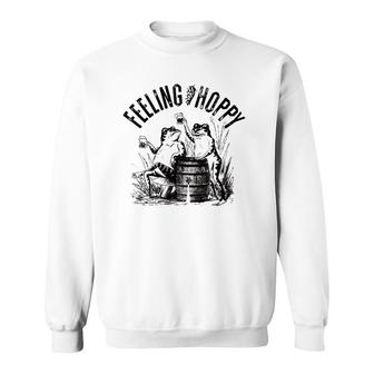 Craft Beer Brewer Lover Gift Funny Hops And Drinking Frogs Sweatshirt | Seseable CA