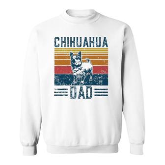 Dog Chihuahua Dad - Vintage Chihuahua Dad Sweatshirt | Mazezy
