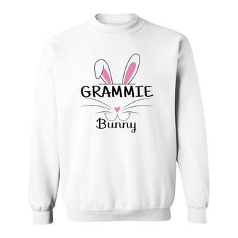 Family Matching Grammie Bunny Graphic Easter Costume Grammie Sweatshirt - Seseable