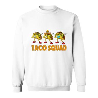 Funny Taco Squad Cute Mexican Food Tacos Lover Kids Sweatshirt - Seseable