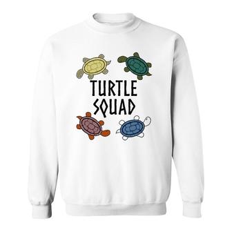 Funny Turtle Squat Diversity Tortoise Pet Sweatshirt | Mazezy