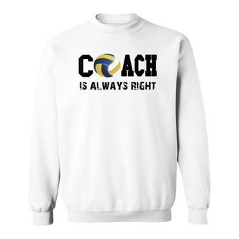Funny Volleyball Coach Gifts Gift For Volleyball Coach Sweatshirt | Mazezy