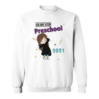 Graduated 2021 Preschool Graduation Daughter Kids Girls Sweatshirt - Seseable