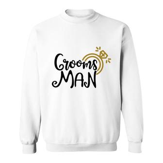 Groom Bachelor Party Grooms Man Black Sweatshirt - Seseable
