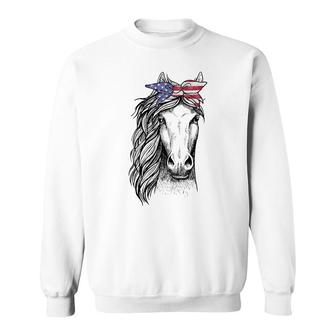 Horse Lovers Clothes With Bandana Apparel Women Kids Girls Sweatshirt | Seseable CA