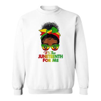 Its The Juneteenth For Me Free-Ish Since 1865 Independence Sweatshirt - Seseable