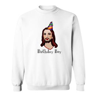 Jesus Birthday Boy Christmas Sweatshirt - Monsterry UK