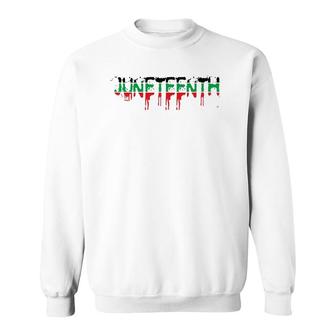 Juneteenth Is My Independence 1865 Women 4Th July Love Sweatshirt - Seseable