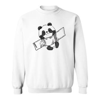 Kawaii Panda In Pocket Cute Panda Lover Gifts Kids Youth Sweatshirt | Mazezy DE