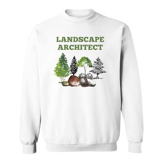 Landscape Architect Lawn Care Landscaping Sweatshirt | Mazezy