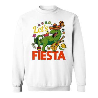 Lets Fiesta Cinco De Mayo Camisa Mexicana Hombre Sweatshirt - Seseable