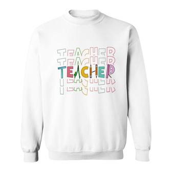 Math Teacher And A Creative And Logical Person At Work Sweatshirt - Seseable