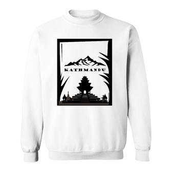 Mens Kathmandu Nepal Lovers Gift Sweatshirt | Mazezy