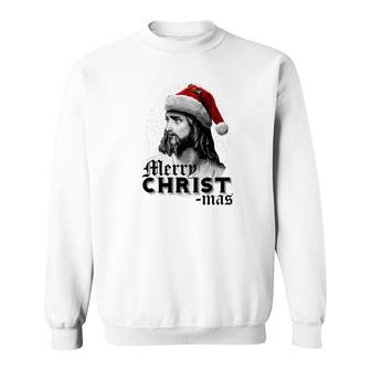 Merry Christmas Christian Jesus Christian Jesus Gifts Sweatshirt - Monsterry