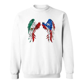 Mexican Puerto Rico Flag Mexico Mexican And Puerto Rican Sweatshirt | Mazezy